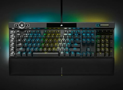מקלדת גיימינג מכנית Corsair K100 OPX Switch Black