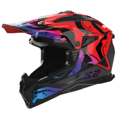 קסדת LS2 MX708 FAST II- ווש אדום