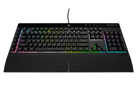 מקלדת גיימינג מכנית חוטית Corsair K55 RGB PRO XT