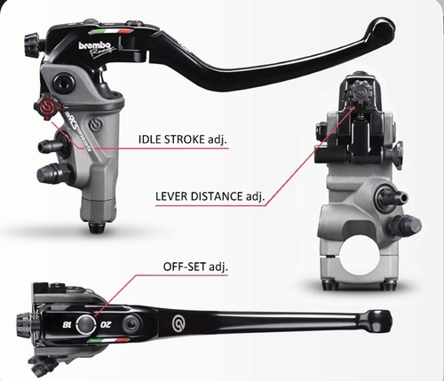 משאבת בלם ברמבו BREMBO RCS 19 CORSA CORTA