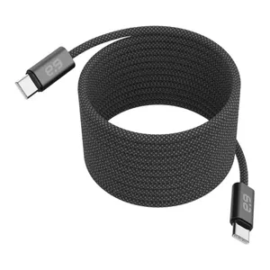 כבל טעינה מגנטי USB-C ל-USB-C באורך 1.2m מבית PureGear - צבע שחור