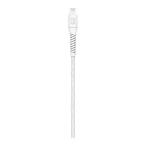 כבל USB-C ל-Lightning באורך 2.4m מבית PureGear - צבע לבן