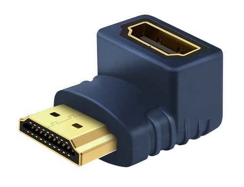 מתאם זוויתי 90° Cabletime 4K60Hz 90° HDMI Male/Female Adapter