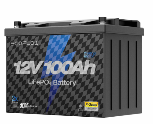 מצבר ליתיום נטען לקרוואנים ECOFLOW LIFEPO4 12V 100Ah