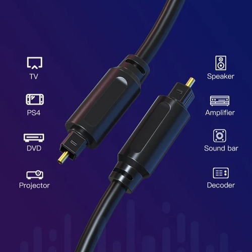 כבל אופטי אודיו באורך 3 מטר Cabletime 