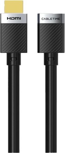 כבל מאריך HDMI 2.0 זכר לנקבה באיכות 4K/60Hz מבית CableTime - אורך 2 מטר 