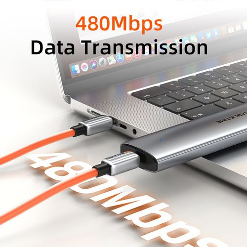 כבל USB-C TO USB-C איכותי 20V/3A 480MBPS  CBALETIME באורך 1 מטר