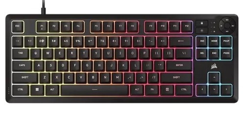 מקלדת גיימינג חוטית Corsair K55 CORE TKL RGB