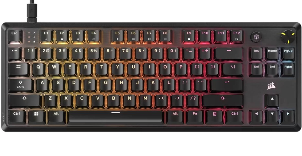 מקלדת גיימינג אלחוטית Corsair K70 CORE TKL RGB