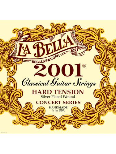 מיתרים לגיטרה קלאסית מתח גבוה 2001 Hard Tension LaBella