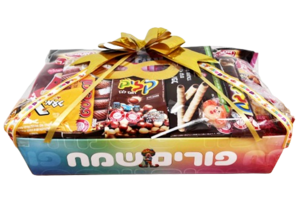 משלוח מנות פרימיום במגש קשיח במיוחד לפורים
