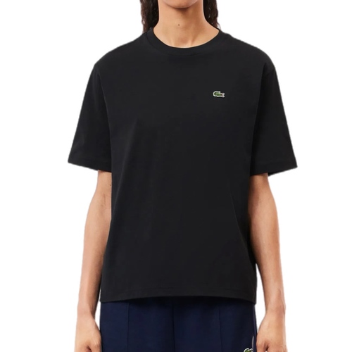 חולצה LACOSTE צבע שחור מידות XS-XL לנשים בגוון שחור