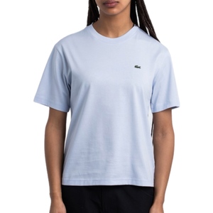 חולצה LACOSTE מידות XS-XL לנשים בגוון תכלת