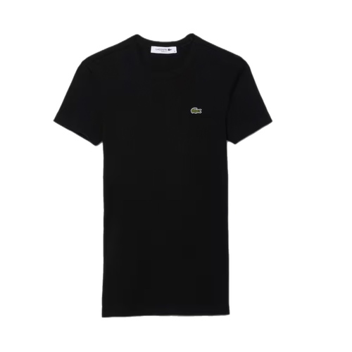 חולצה LACOSTE מידות XS-XL לנשים בגוון שחור