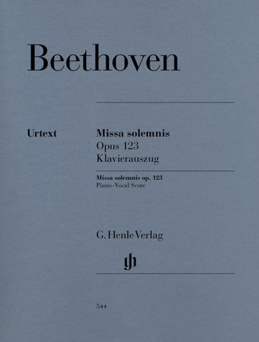 ספר תווים לשירה Beethoven - Missa Solemnis - Vocal Score 