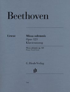 ספר תווים לשירה Beethoven - Missa Solemnis - Vocal Score