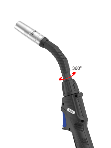 ידית ריתוך (ARC M22M) , 250A , צוואר מוארך המסתובב 360° – אידיאלי לשימוש בכל זווית