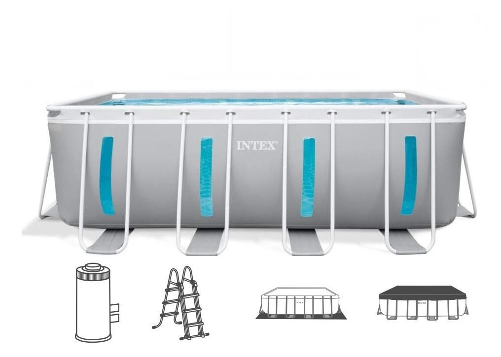 בריכת 400X200X122 עם חלונות דגם 26770