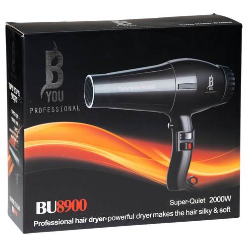 מייבש שיער מקצועי סופר טורבו B YOU בי יו 2000W BU8900
