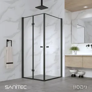 מקלחון פינתי ניקסון סניטק מידה 34-92 שחור