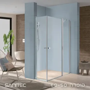 מקלחון פינתי קופרה 60 סניטק מידה 34-154 ניקל