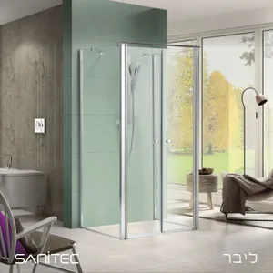 מקלחון פינתי ליבר סניטק מידה 66-142 ניקל