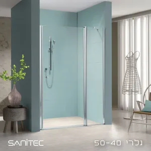 מקלחון חזית גלרי 50 סניטק מידה 114-152 ניקל