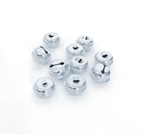 10 פעמון כסף סגור /20 מ''מ לתחפושות שונות