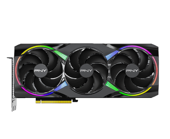 כרטיס מסך PNY GeForce RTX5070Ti-16G OC Gaming Triple Fan Plus DLSS 4 VCG5071T16TFXXPB1-O 16GB DDR7 192bit DP HDMI
