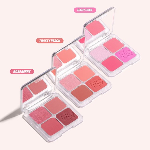 פלטת היילייטרים של הודה ביוטי Huda Beauty Blush Filter Blurring Blushlighters Palette 7.5g