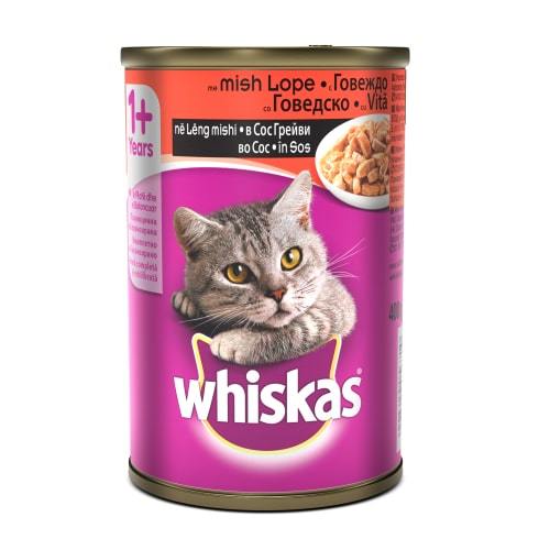 ויסקאס - מזון רטוב לחתולים - בקר - 400 גרם
