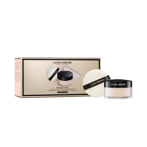 ערכת פודרה ופודריה של לאורה מרסייה Laura Mercier Translucent Loose Setting Powder + Puff
