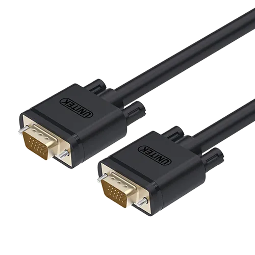 כבל VGA באורך 1.5M באיכות UNITEK 1080p Full HD