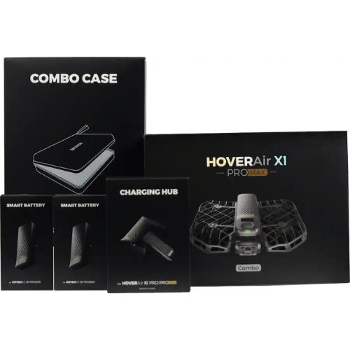 רחפן צילום חכם בגרסה המאובזרת HoverAir X1 ProMAX Combo