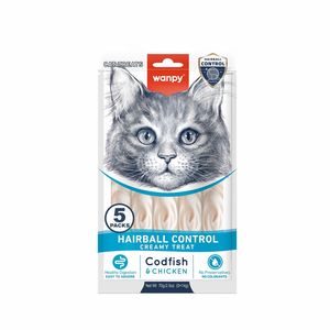 ונפי קרם ליקוק לחתול בקלה ועוף ( תומך בהיירבול) 70 גר