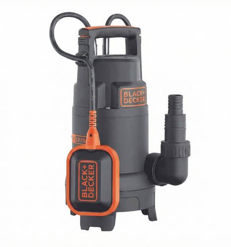 משאבה טבולה לביוב 750W למים דלוחים Black&Decker