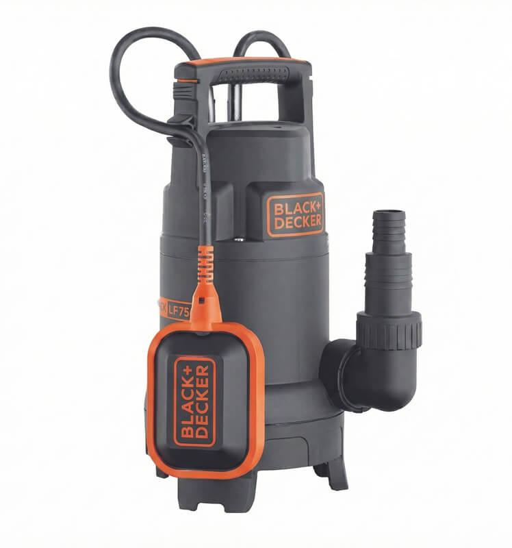 משאבה טבולה לביוב 750W למים דלוחים Black&Decker