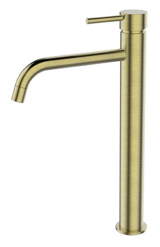 ברז פרח גבוה ALTO זהב מוברש AQUILA PREMIUM