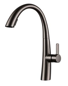 ברז מטבח נשלף WAVE אפור מטאלי AQUILA PREMIUM
