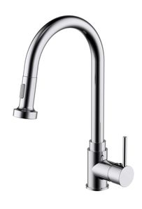 ברז מטבח נשלף ARCO כרום ניקל AQUILA PREMIUM