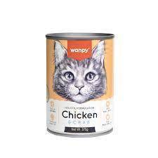 ונפי שימורי חתול פטה עוף וסרטן  375 גר'