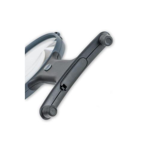 זכוכית מגדלת מוארת עם רצועת צוואר מגדילה 2X HF-66 - CARSON