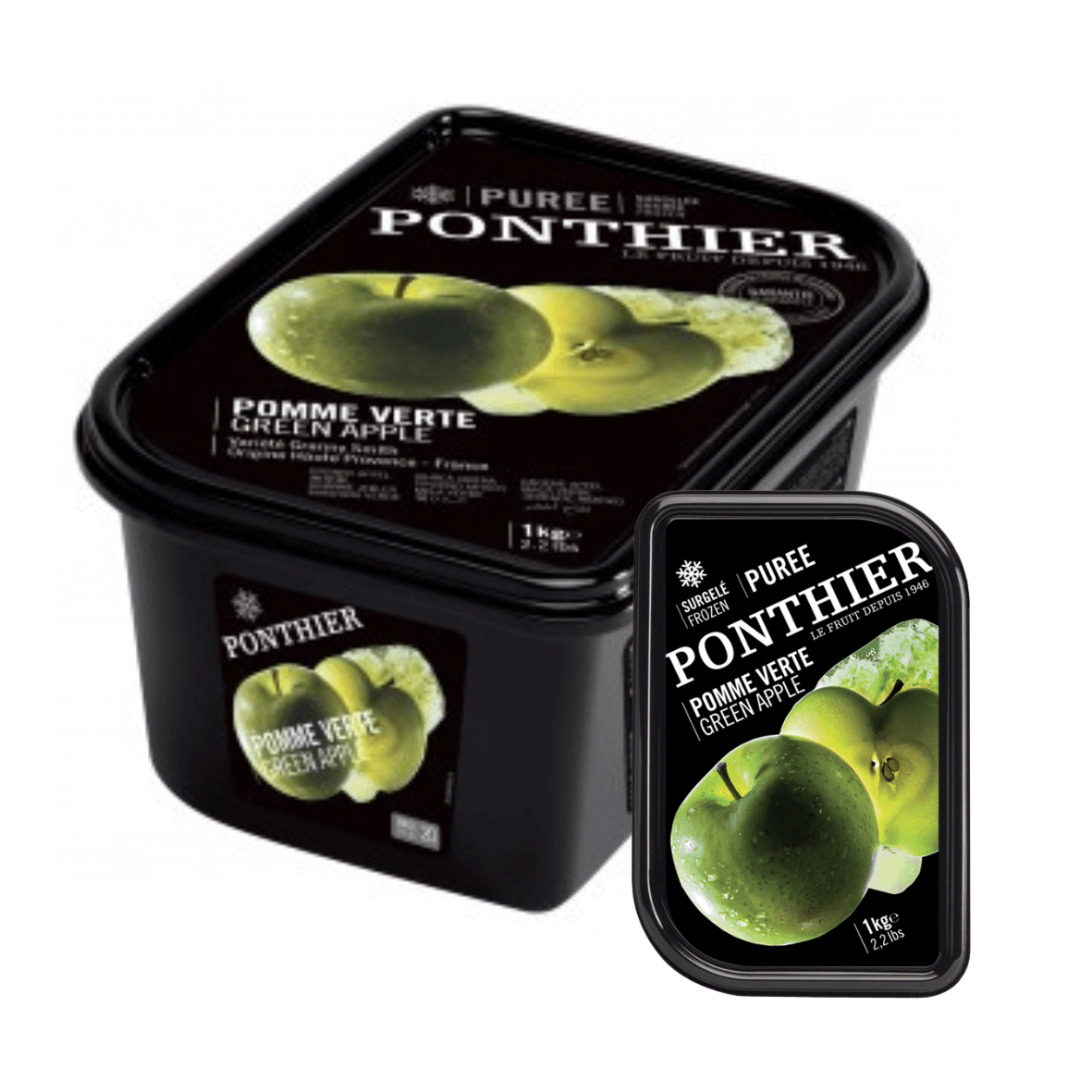 מחית תפוח קפואה 1 קילו PONTHIER