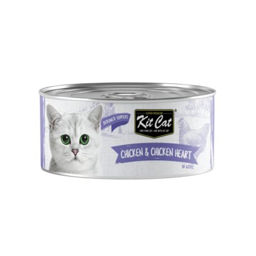 קיט קט שימור עוף ולבבות עוף 80 גר'קיט קט שימור עוף ולבבות עוף 80 גר'