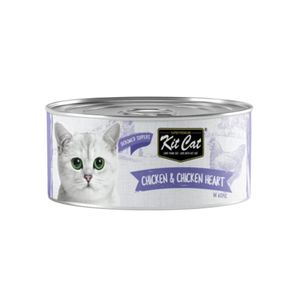 קיט קט שימור עוף ולבבות עוף 80 גר