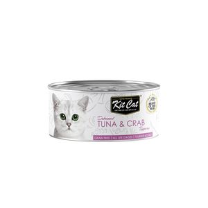 קיט קט - שימור טונה ובשר סרטן דיבון - 80 גרםקיט קט - שימור טונה ובשר סרטן דיבון - 80 גרם