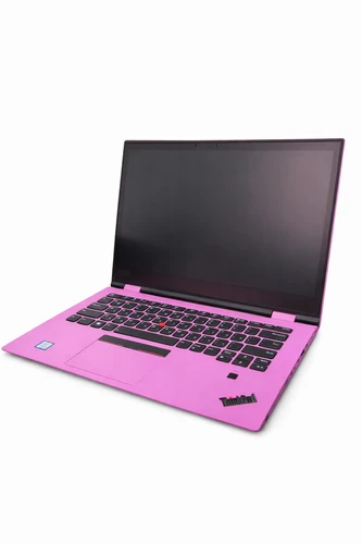 מחשב נייד מחודש 2 ב-1 הופך לטאבלט Lenovo Yoga i7 8G 256GB SSD בצבע סגול