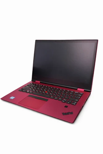 מחשב נייד מחודש 2 ב-1 הופך לטאבלט Lenovo Yoga i7 8G 256GB SSD בצבע בורדו