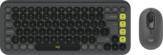 מארז מקלדת ועכבר אלחוטיים Logitech POP ICON Combo