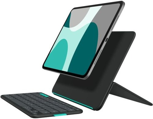 כיסוי מקלדת לאייפד עברית/אנגלית Logitech Flip Folio Apple iPad Pro 13 (M4) / Air 13 (M2 & M3)